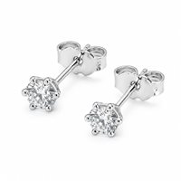 Pendientes Idee Preziose dal 1987 Mujer in Oro blanco Zircone IP.OK18B/209